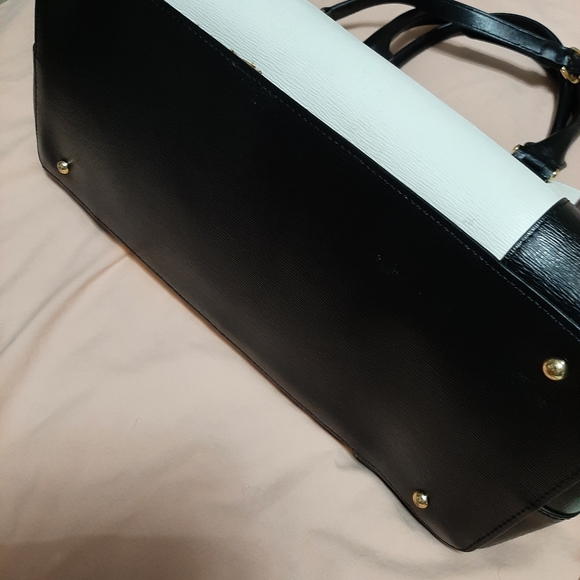 B & W Ralph Lauren Leather Classic Satchel - Picture 7 of 14